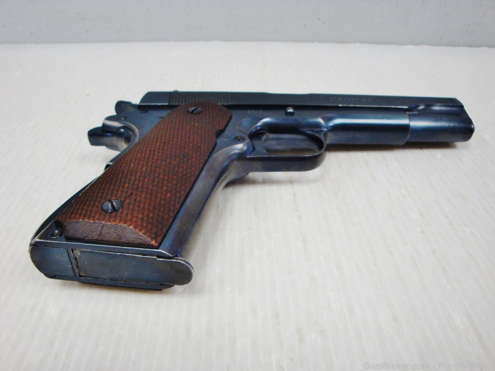 RARE PRE-WAR COLT SUPER .38 AUTOMATIC 1911 EARLY! MANUFACTURED 1930 BLUE -img-6