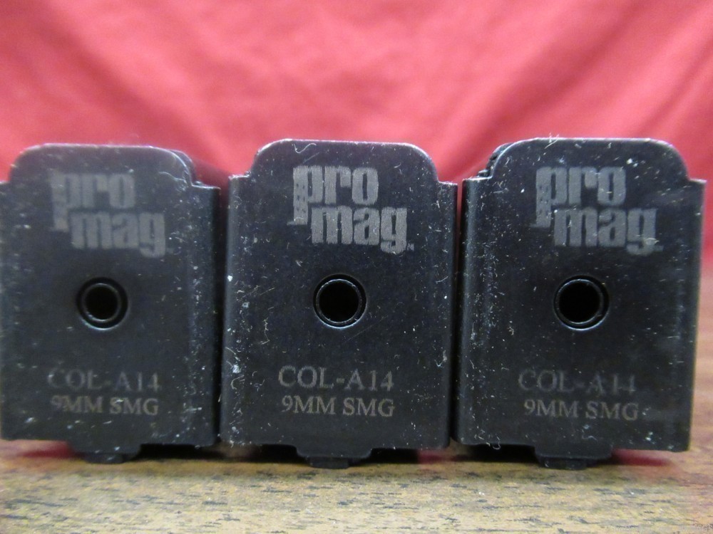 3 Promag Colt AR15 SMG Type 9mm 25rd Magazines-img-12