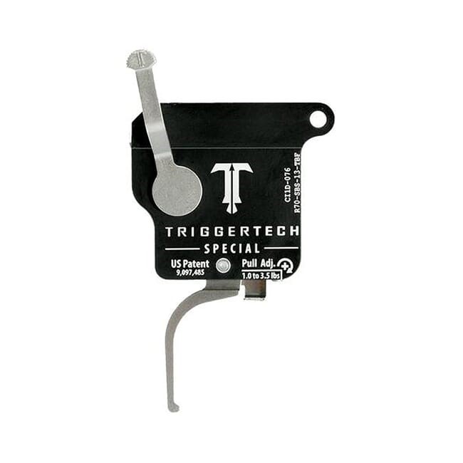 TriggerTech Rem 700 Factory Special Flat SS/Blk Single Stage-img-0