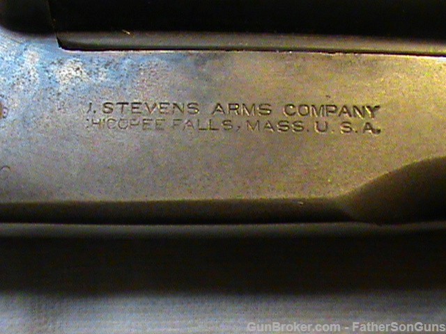 J STEVENS A&T CO. SPRINGFIELD MODEL 5100 Case Hardened side by side 12 ga.-img-20