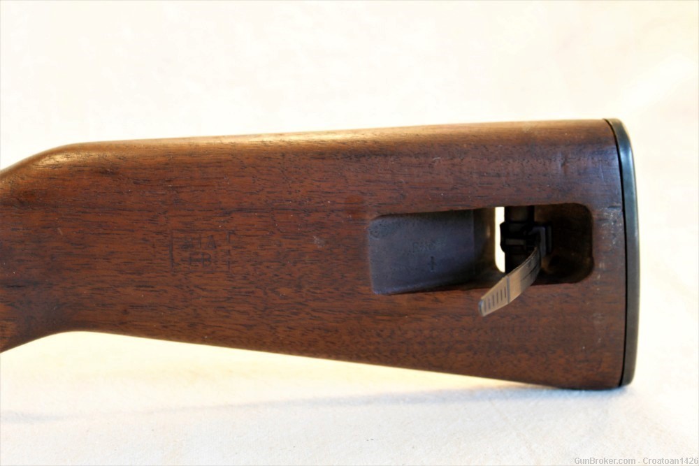 WW2 USGI M1 Carbine Stock Rock-Ola Low Wood I-Cut RMC-img-7