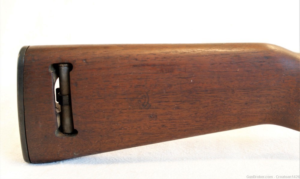 WW2 USGI M1 Carbine Stock Rock-Ola Low Wood I-Cut RMC-img-6