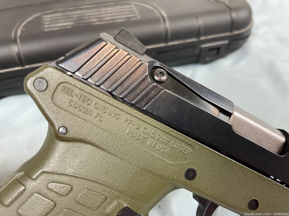 KelTec PF-9 Pistol 9mm Olive Drab LNIB + 2 Mags (sp)-img-7
