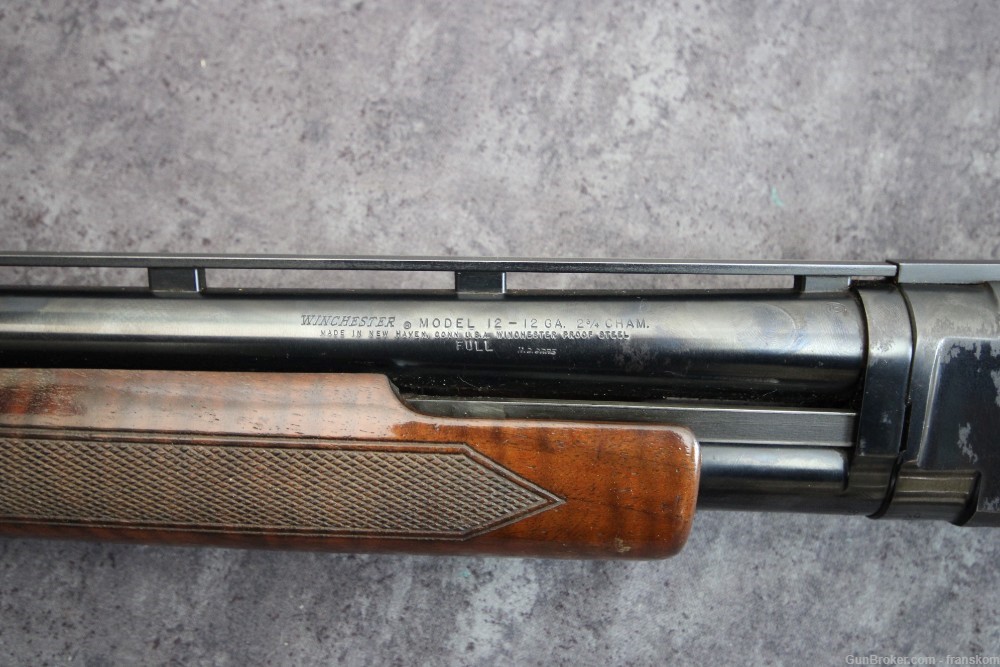 Winchester Model 12 Trap Gun in 12 Gauge with 30" VR Barrel and Full Choke-img-12