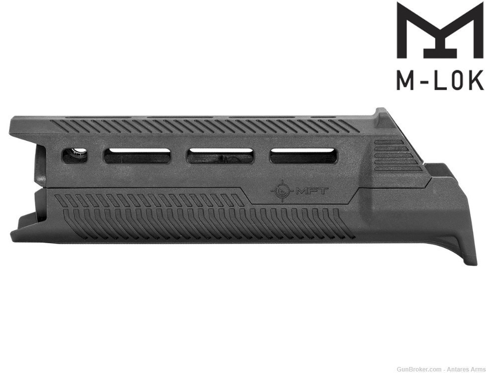 MFT AR-15 7" Handguard Black Carbine length MLOK Drop in w/ delta ring-img-4