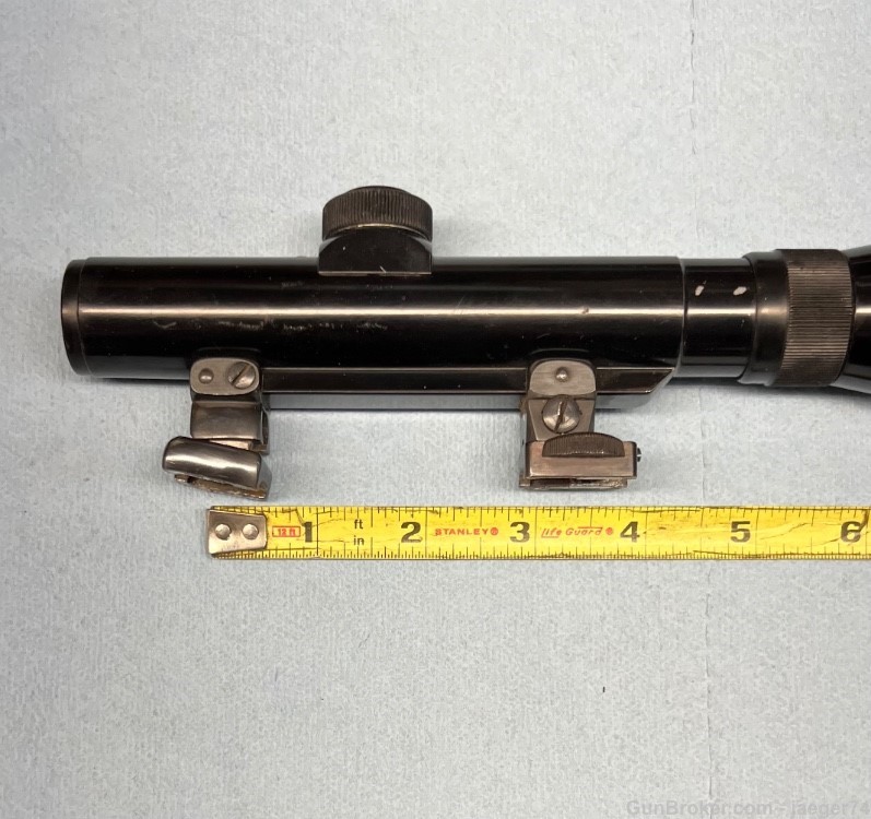 German rife scope, 1.5-4 x Mayoscope, Safari scope complete with claw mount-img-4