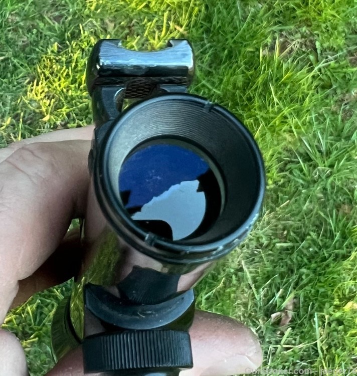 German rife scope, 1.5-4 x Mayoscope, Safari scope complete with claw mount-img-15