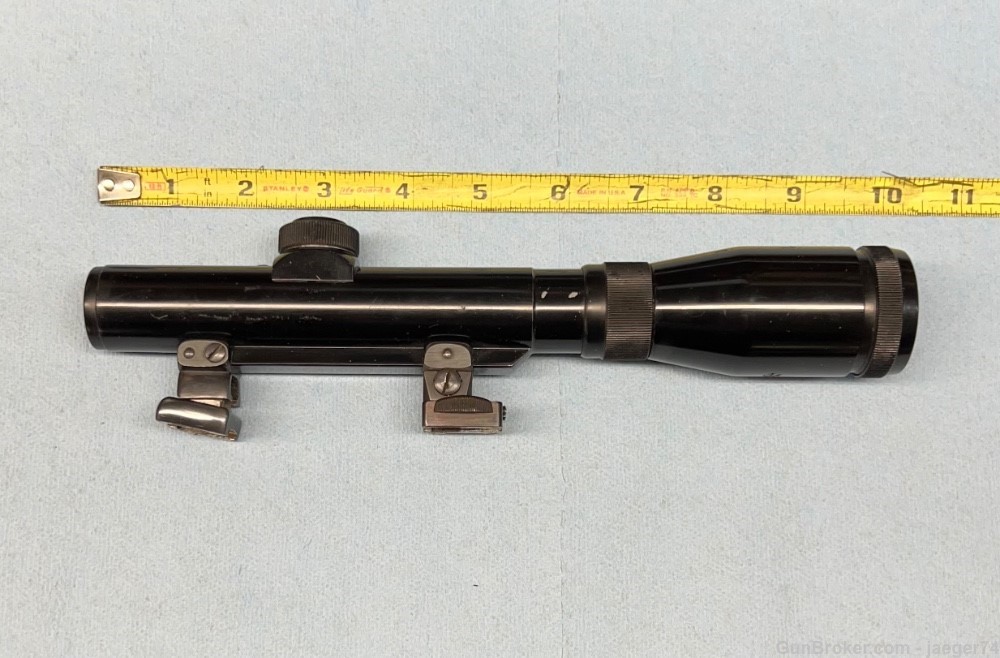 German rife scope, 1.5-4 x Mayoscope, Safari scope complete with claw mount-img-2
