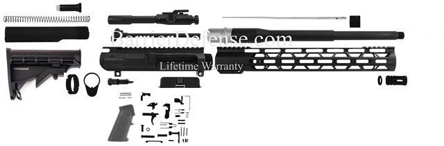 U-Build AR10 .308 16" Complete Rifle Kit AR-10 Lifetime-img-0