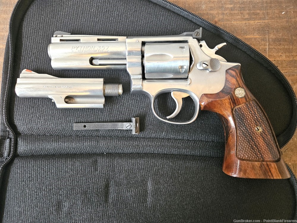 S&W 66-1 Colt Python Smython Smolt 4" Revolver 357 Magnum Mag Smith Wesson-img-0