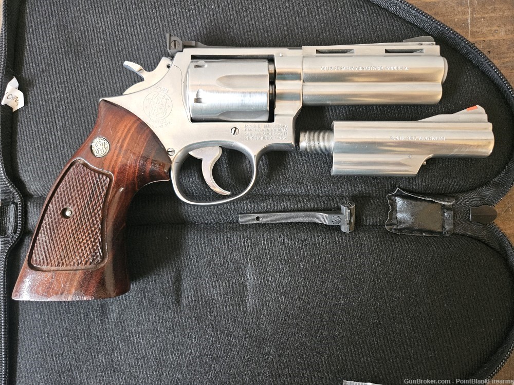S&W 66-1 Colt Python Smython Smolt 4" Revolver 357 Magnum Mag Smith Wesson-img-1