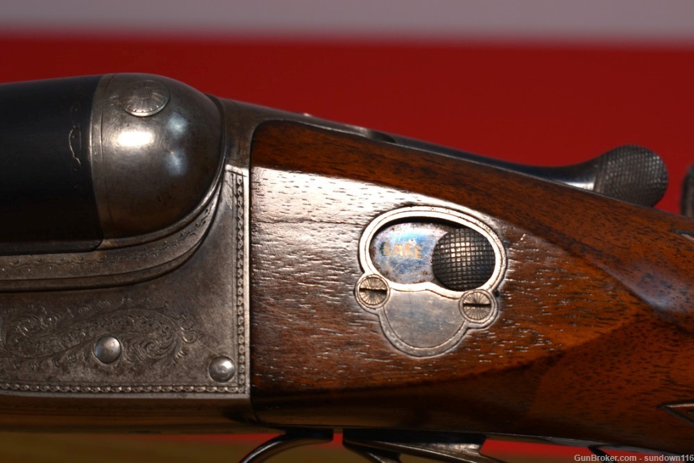 WW Greener 12Ga Classic English SxS Double Gun F-16 Side Safety Made 1911  -img-25
