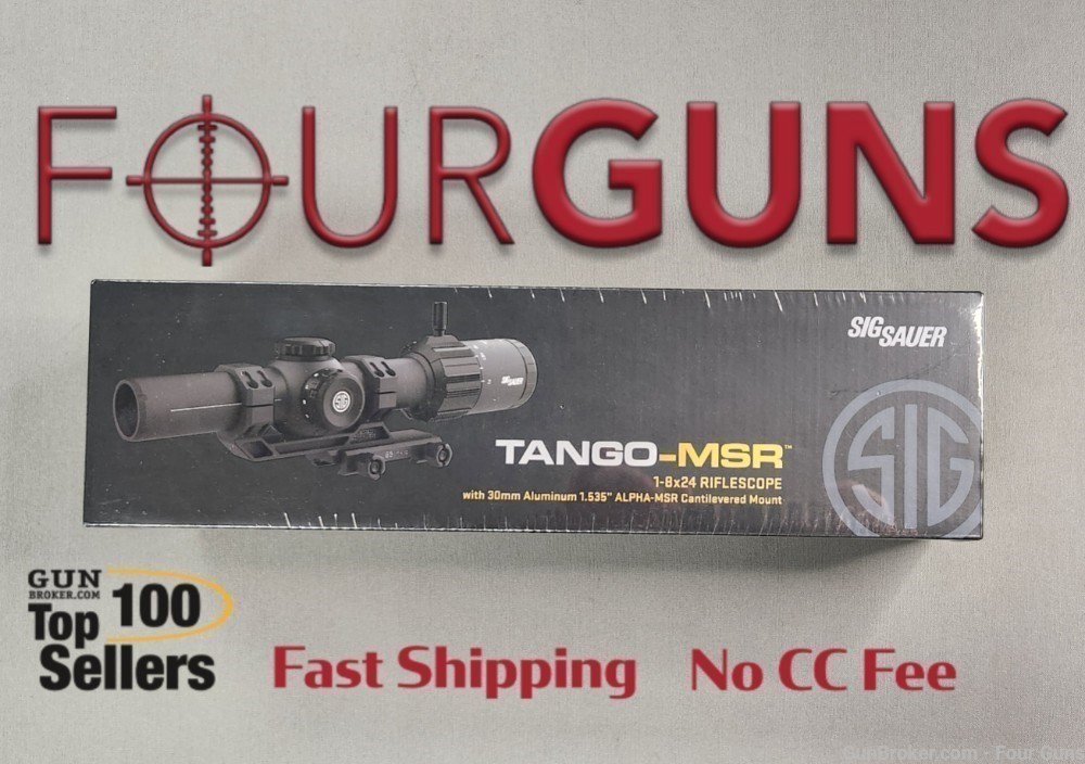 Sig Sauer Tango-MSR 8x24 LPVO Riflescope 30mm (S0TM81000)-img-1