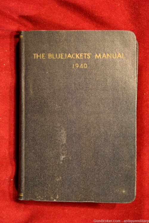 The Bluejackets' Manual 1940 - WW2 Naval Book on Information and Procedures-img-0