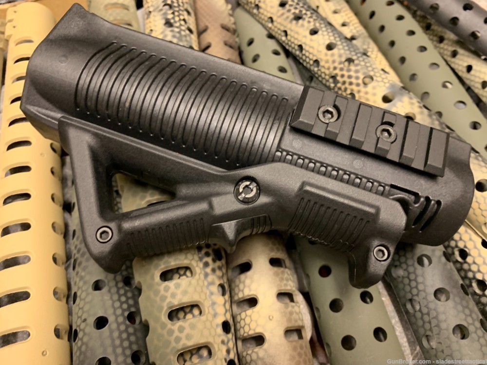 PARDNER PUMP Forend + Magpul Angled Foregrip AFG Picatinny Side Rails-img-1