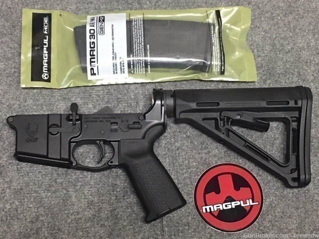Grey Ghost Precision ‘Cornerstone’ / Magpul Upgraded AR-15 Complete Lower  -img-0