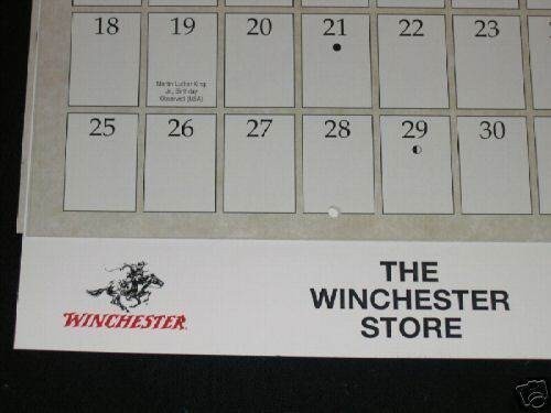 Original Winchester 2005 Calendar + FREE 2004 2003-img-1