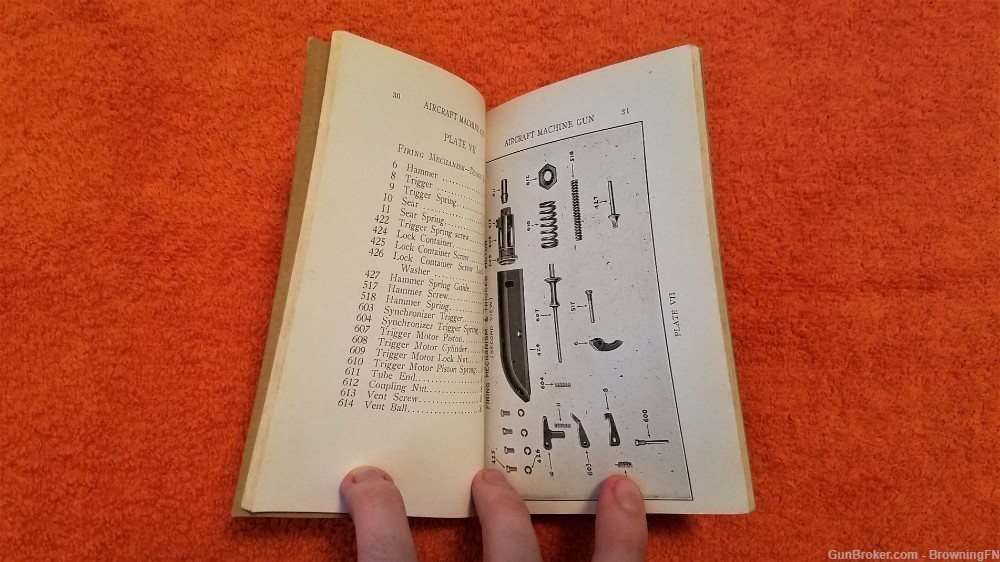 Original Marlin Aircraft Machine Gun Owners Manual Handbook 1917-img-2