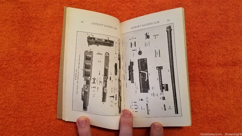 Original Marlin Aircraft Machine Gun Owners Manual Handbook 1917-img-1