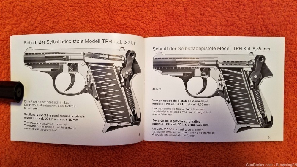 Original Walther Model TPH Owners Manual 1998-img-2