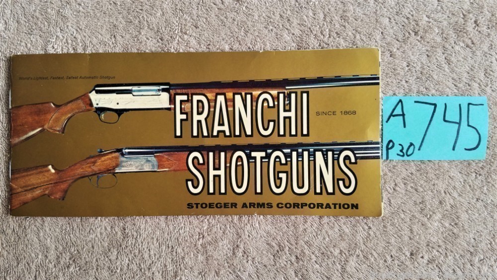 Orig Stoeger Franchi Shotguns Catalog-img-0
