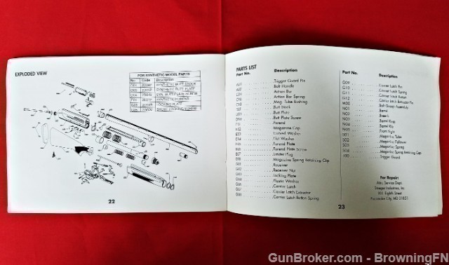 Orig Stoeger Model 2000 Owners Instruction Manual-img-1