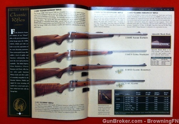 Original Savage Arms All Models 1996 Catalog-img-1