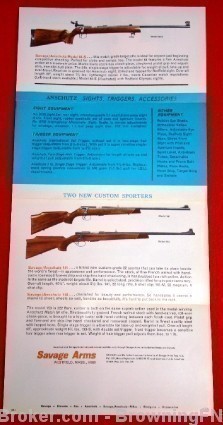 Flyer Savage Anschutz Match Rifles Sporting Target-img-2