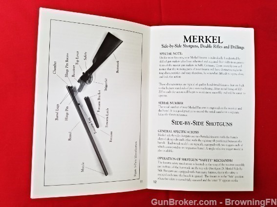 Orig Merkel Shotguns & Rifles Owners Manual 1999-img-2