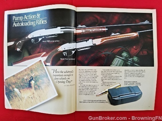 Orig Remington Catalog 1986 Model 700 Seven Four-img-1