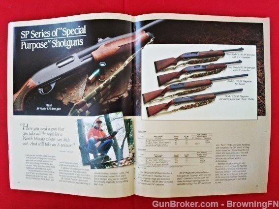 Orig Remington Catalog 1986 Model 700 Seven Four-img-4