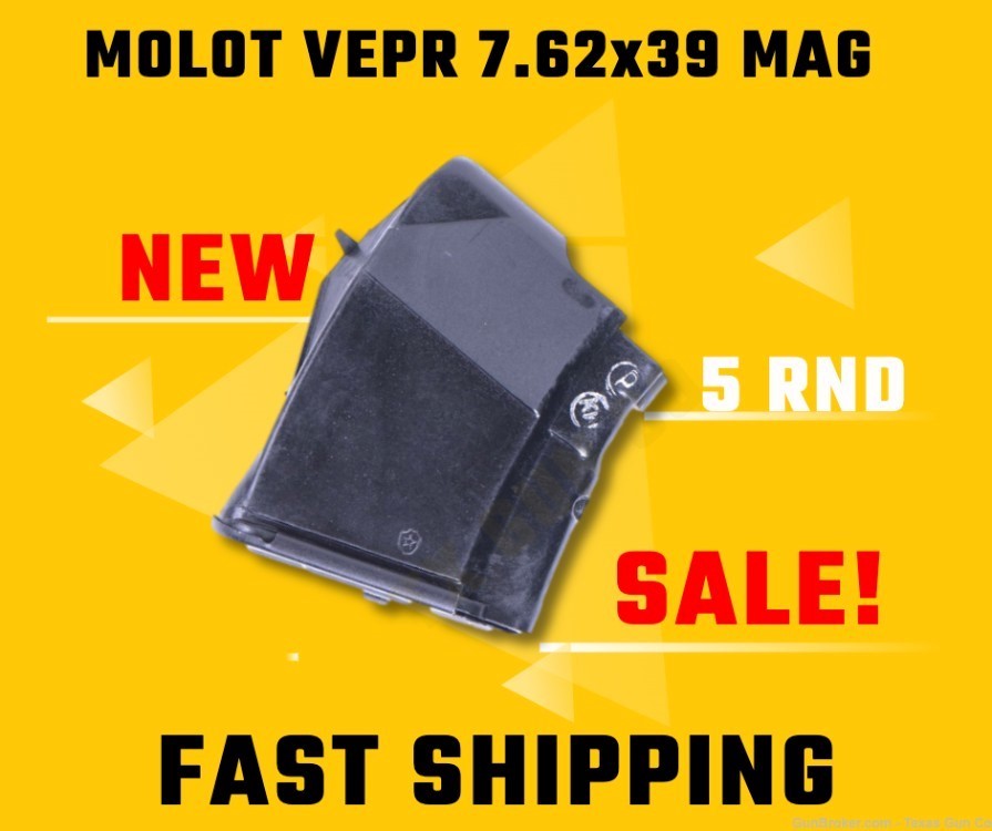 Molot Vepr 7.62 x 39 5 Round Magazine - New and Original-img-0