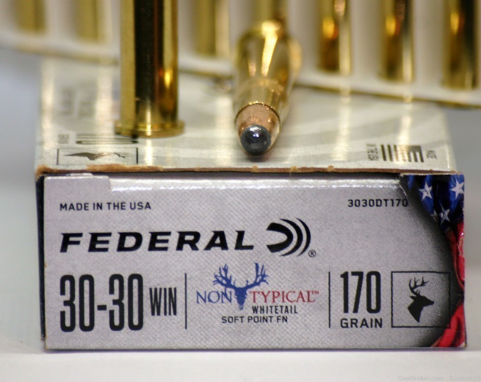 30-30 Federal 170 Grain 30-30 Win NON-TYPICAL 20 Rounds-img-3