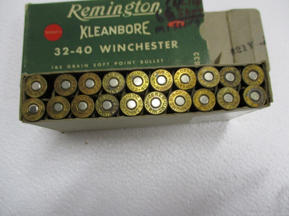 Vintage Remington Kleanbore 32-40 Winchester 20 rds-img-1
