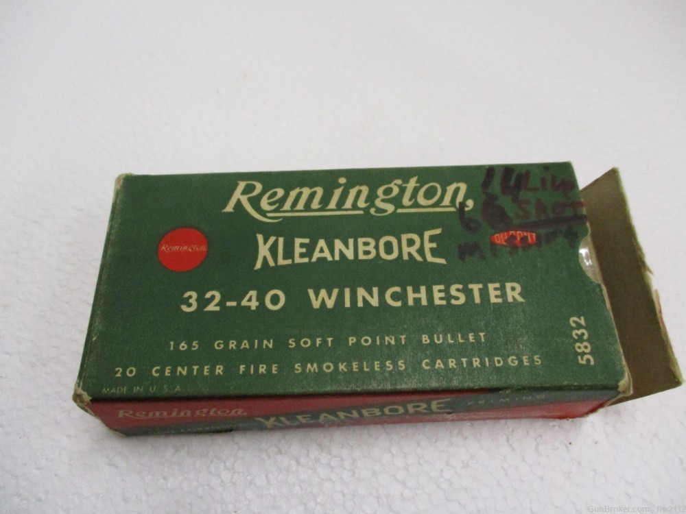 Vintage Remington Kleanbore 32-40 Winchester 20 rds-img-0