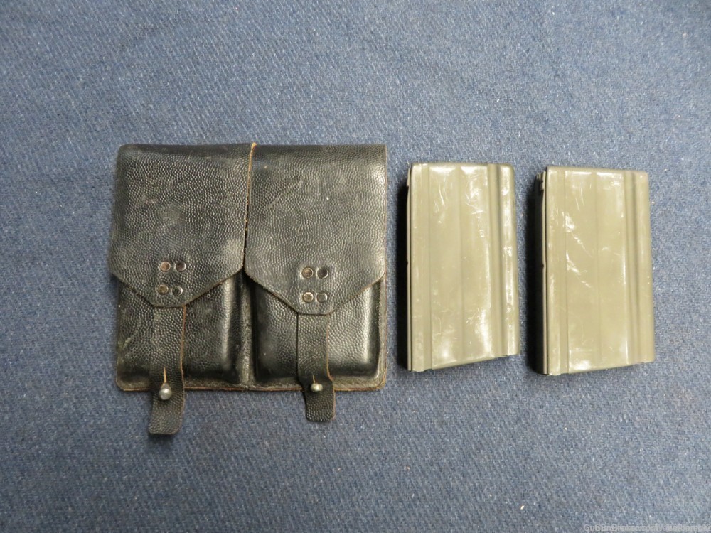 (2 TOTAL MAGAZINE) L1A1 FAL METRIC 20RD MAGAZINE WITH AUSTRIAN MAG POUCH-img-0