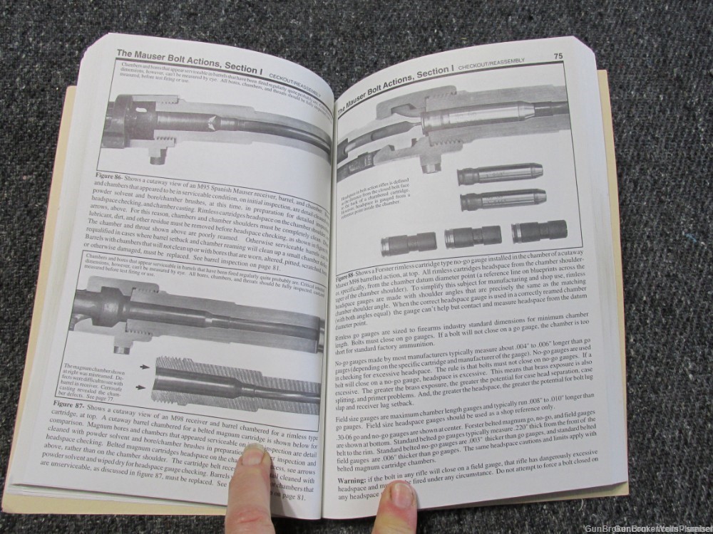 THE MAUSER BOLT ACTIONS M91 THROUGH M98 A SHOP MANUAL REFERENCE BOOK-img-11