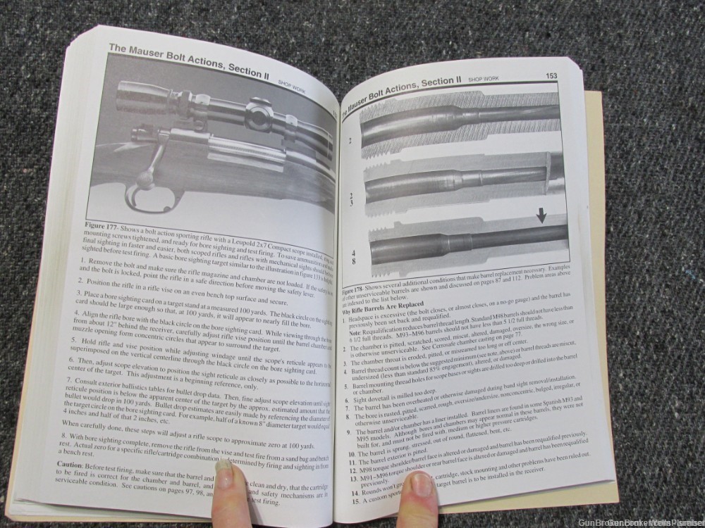 THE MAUSER BOLT ACTIONS M91 THROUGH M98 A SHOP MANUAL REFERENCE BOOK-img-13