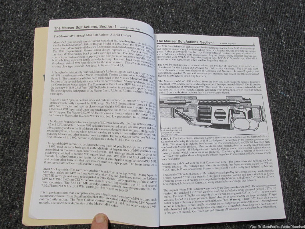 THE MAUSER BOLT ACTIONS M91 THROUGH M98 A SHOP MANUAL REFERENCE BOOK-img-5
