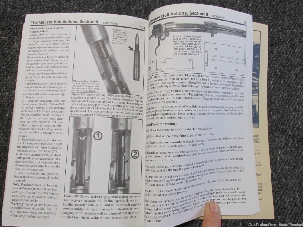 THE MAUSER BOLT ACTIONS M91 THROUGH M98 A SHOP MANUAL REFERENCE BOOK-img-15