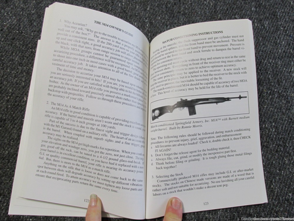 THE M14 OWNER'S GUIDE AND MATCH CONDITIONING INSTRUCTIONS REFERENCE BOOK-img-12