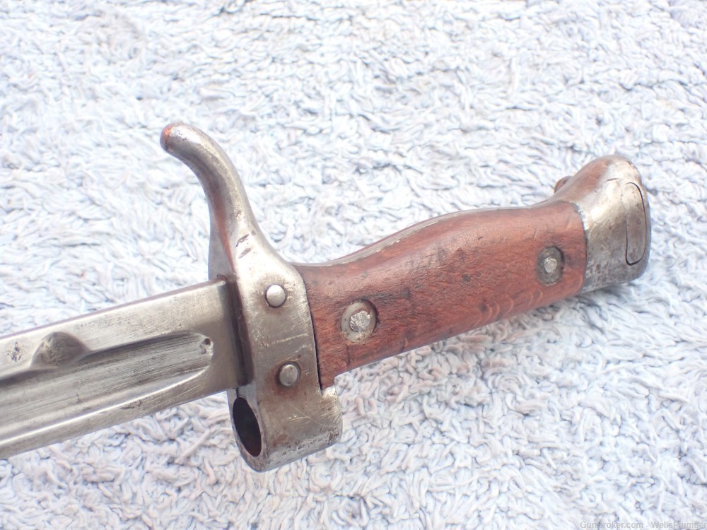 FRENCH WWI MLE 1892 BERTHIER BAYONET WITH ORIGINAL SCABBARD-img-9