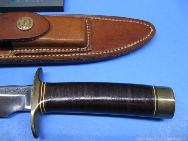 US VIETNAM RANDALL MODEL 1 FIGHTING KNIFE WITH ORIGINAL SCABBARD (MINT)-img-2