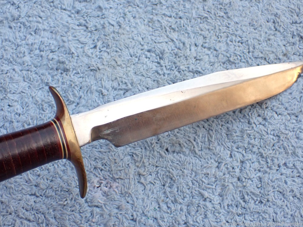 EARLY VIETNAM RANDALL MODEL 1 FIGHTING KNIFE WITH ORIGINAL SCABBARD-img-29