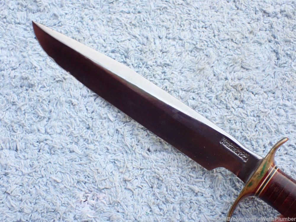 EARLY VIETNAM RANDALL MODEL 1 FIGHTING KNIFE WITH ORIGINAL SCABBARD-img-32