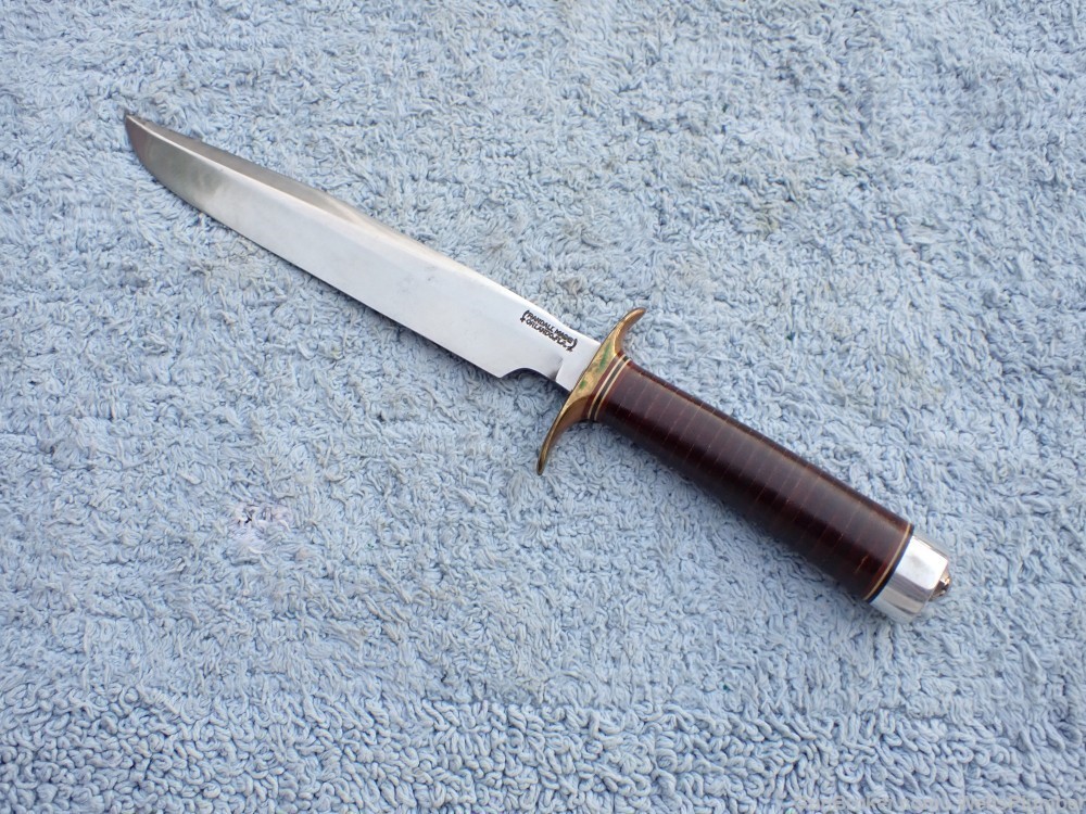 EARLY VIETNAM RANDALL MODEL 1 FIGHTING KNIFE WITH ORIGINAL SCABBARD-img-13