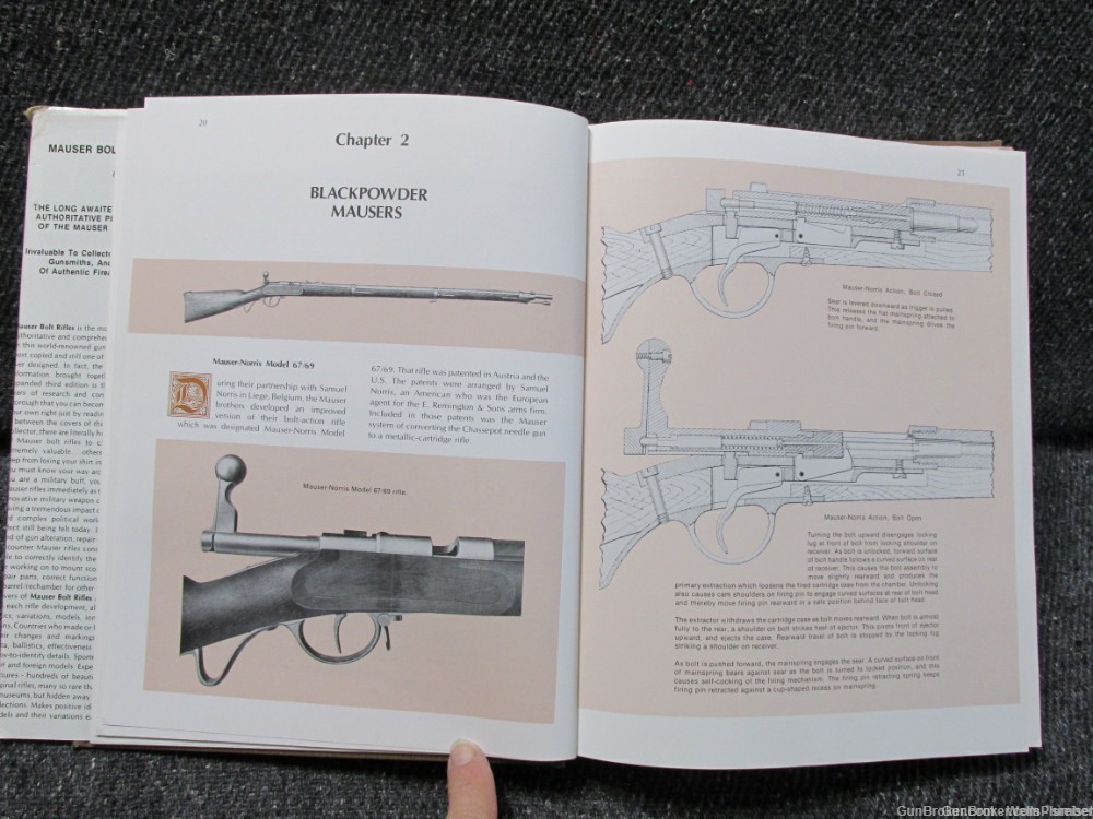 MAUSER BOLT RIFLES THIRD EDITION HARDCOVER BOOK BY LUDWIG OLSON-img-8