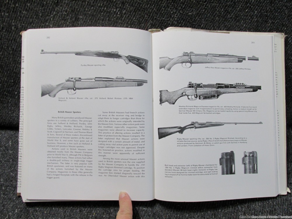 MAUSER BOLT RIFLES THIRD EDITION HARDCOVER BOOK BY LUDWIG OLSON-img-15