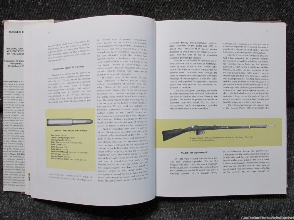 MAUSER BOLT RIFLES THIRD EDITION HARDCOVER BOOK BY LUDWIG OLSON-img-10