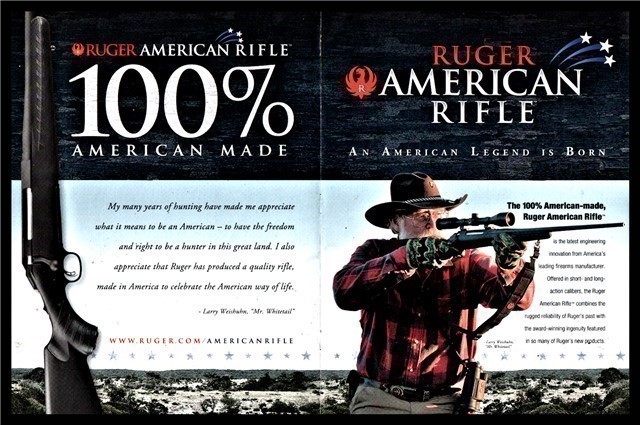 2012 RUGER American Rifle Centerfold 2-side AD-img-1